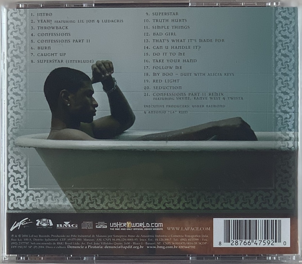 Usher – Confessions (CD novo) | Tracks Rio